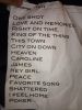 Setlist Scan