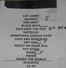 Setlist Scan