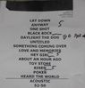 Setlist Scan